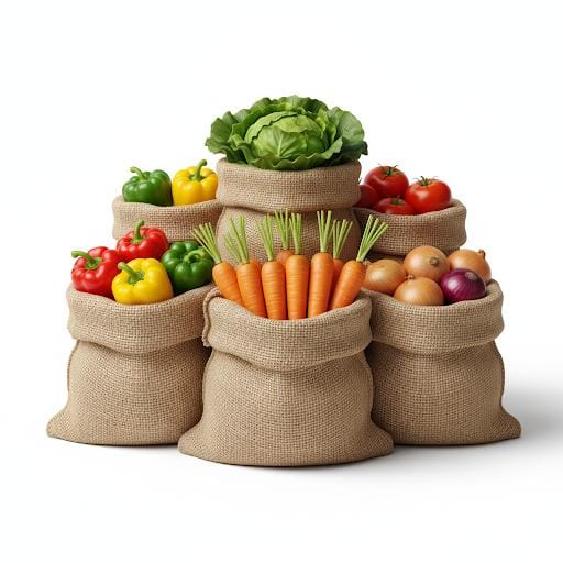 Ícono de Hortalizas frescas variadas.